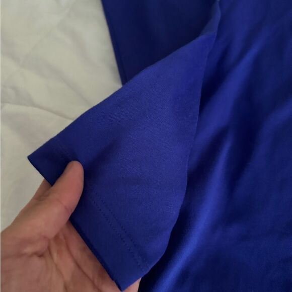 Under Armour Women's V-Neck Heatgear Long-sleeve T-Shirt Size XS PURPLE - Picture 6 of 11